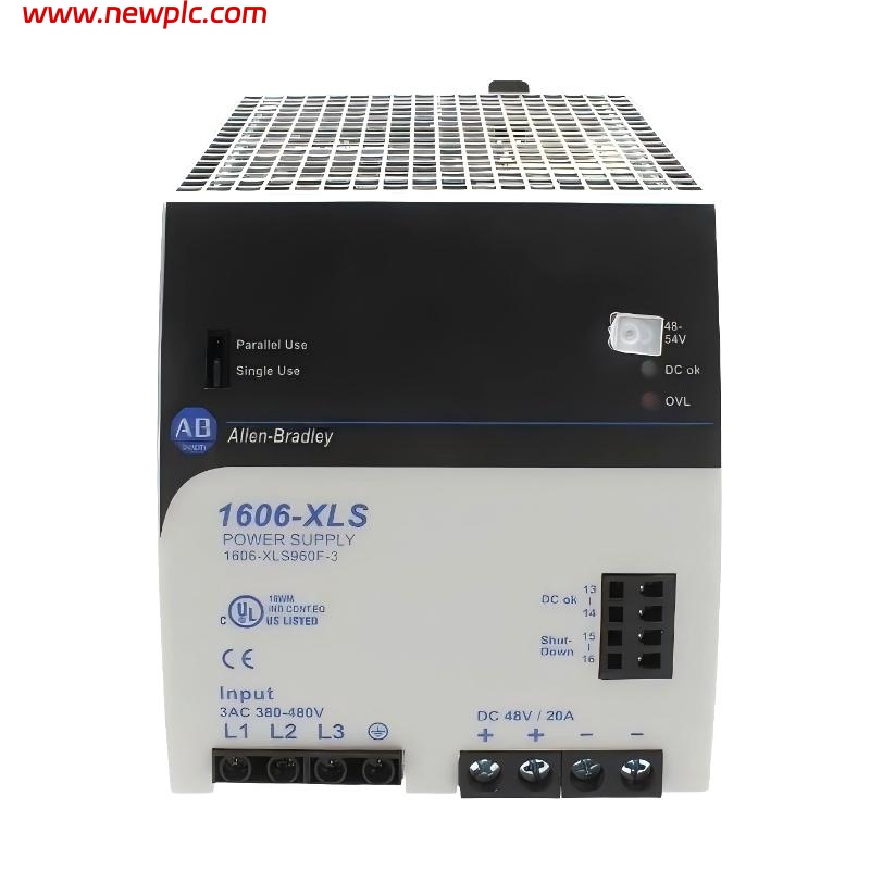 Allen Bradley 1606-XLS960F-3 Industrial AC/DC Three-Phase Switched-Mode Power Supply