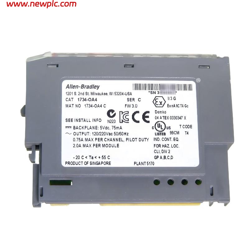 Allen Bradley 1734-OA4 Point I/O Digital AC Output Module