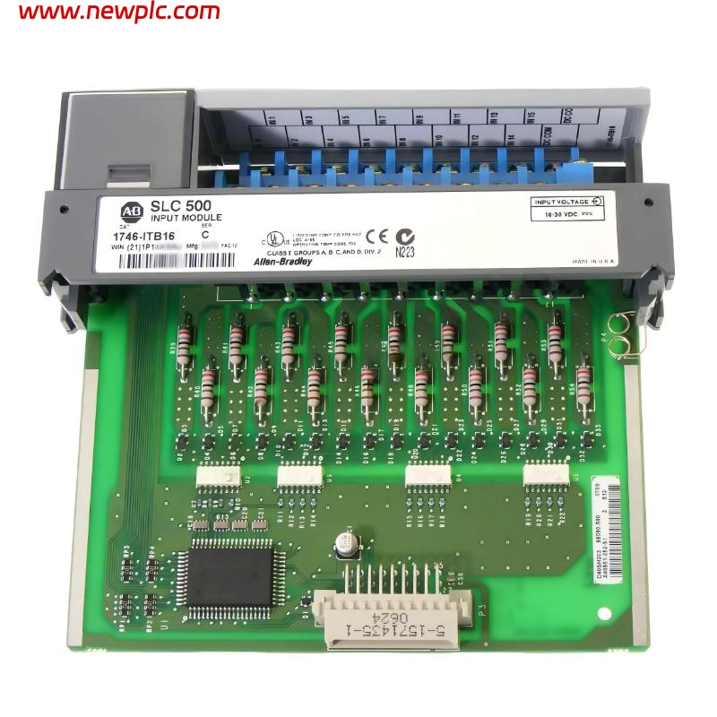 Allen Bradley 1746-ITB16 SLC 500 16‑Channel Fast‑Response DC Sinking Input Module