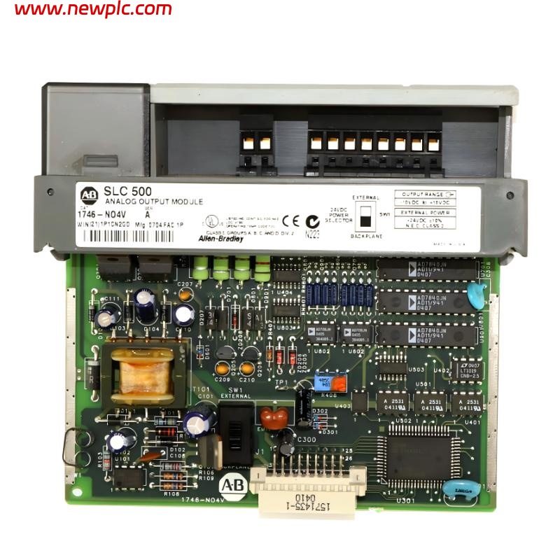 Allen Bradley 1746-NO4V SLC 500 4‑Channel Analog Voltage Output Module