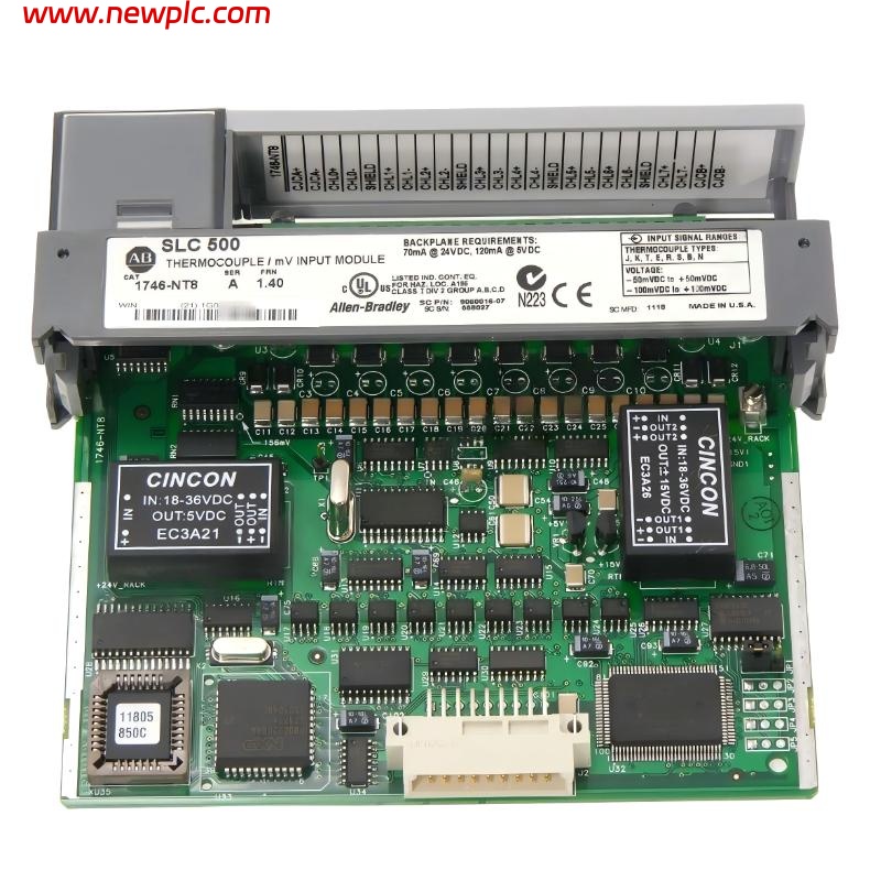 Allen Bradley 1746-NT8 SLC 500 8‑Channel Discrete Transistor Output Module