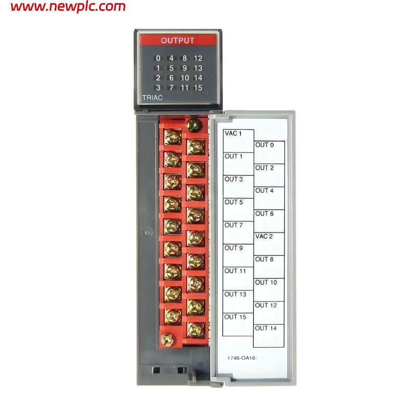 Allen Bradley 1746-OA16 SLC 500 16‑Channel AC Digital Output Module Allen Bradley 1746-OA16 SLC 500 16‑Channel AC Digital Output Module