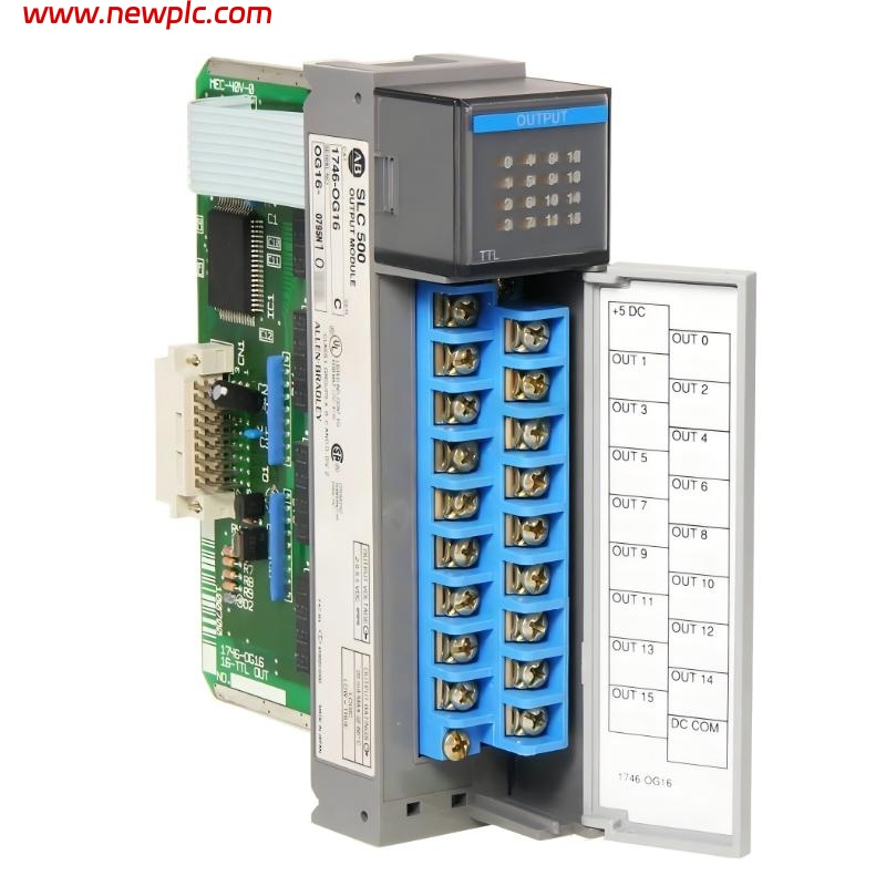 Allen Bradley 1746-OW16 SLC 500 16-Channel Relay Output Module