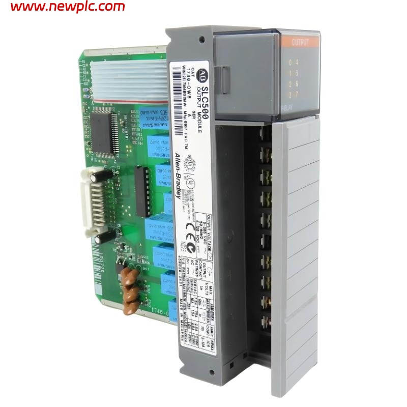 Allen Bradley 1746-OW8 SLC 500 8-Channel Relay Output Module