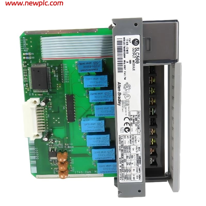 Allen Bradley 1746-OW8 SLC 500 8-Channel Relay Output Module