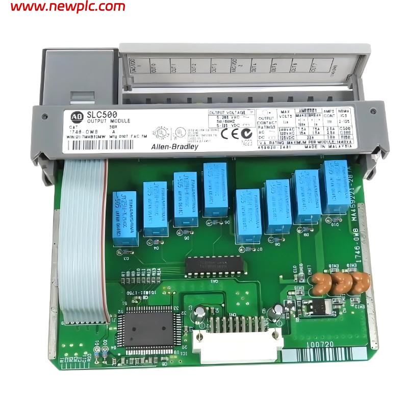 Allen Bradley 1746-OW8 SLC 500 8-Channel Relay Output Module
