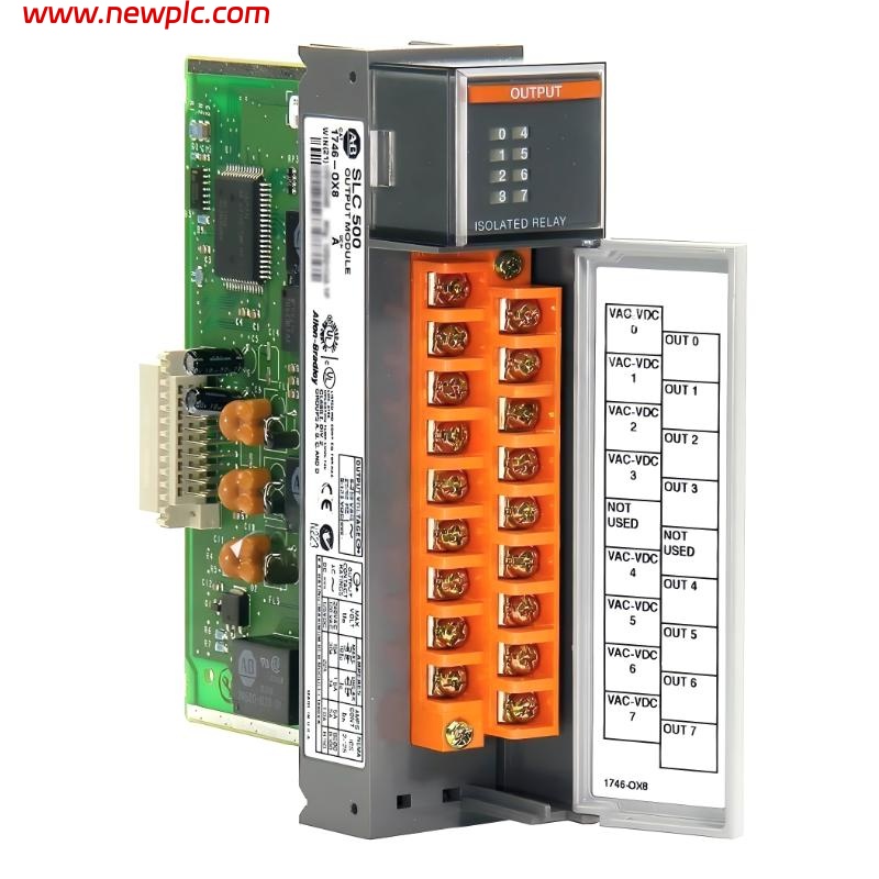 Allen Bradley 1746-OX8 SLC 500 8‑Point Digital Contact Output Module Allen Bradley 1746-OX8 SLC 500 8‑Point Digital Contact Output Module