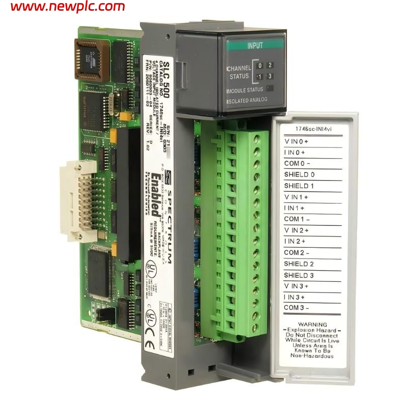 Allen Bradley 1746SC-INI4VI Isolated Analog Input Module for SLC 500