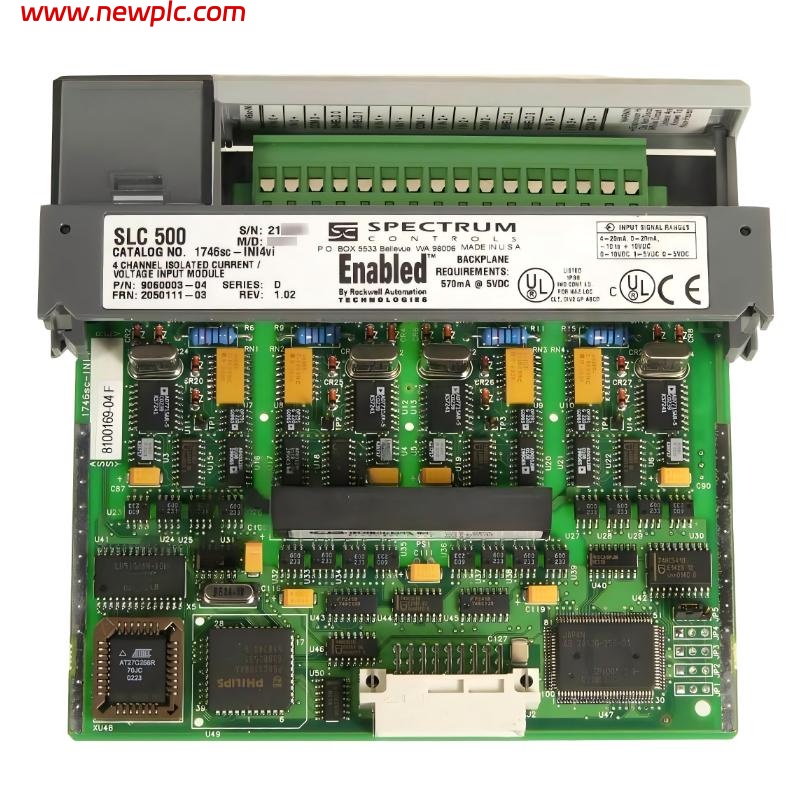 Allen Bradley 1746SC-INI4VI Isolated Analog Input Module for SLC 500