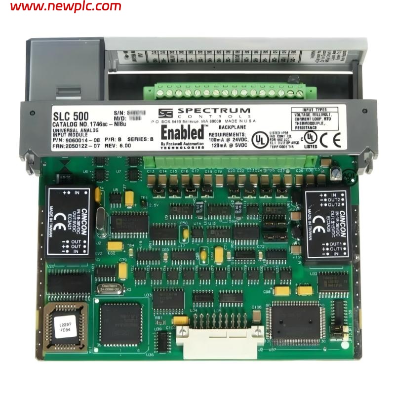 Allen Bradley 1746-NI8 SLC 500 8-Channel Analog Input Module