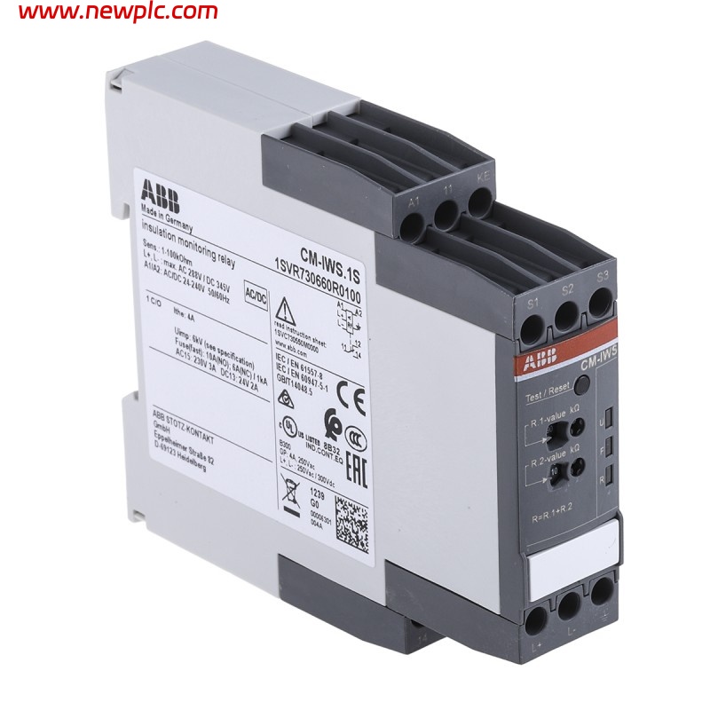ABB CM-IWS.1S 1SVR730660R0100 Insulation Monitoring Relay