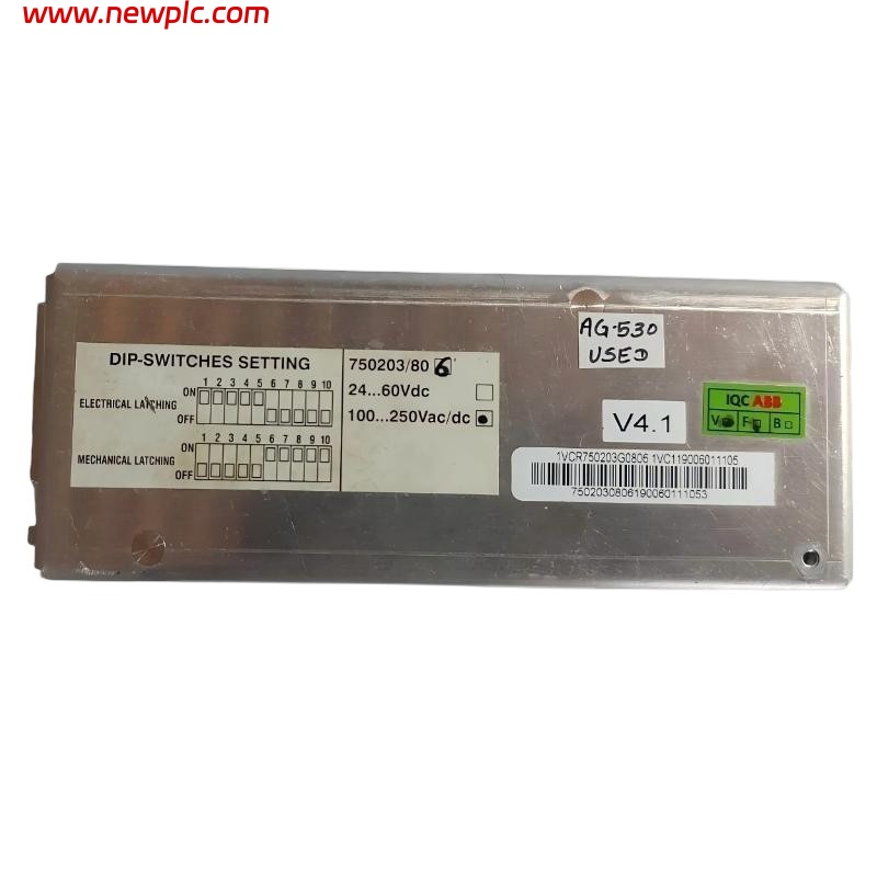 ABB 750203/806 1VCR750203G0806 Control / Interface Module