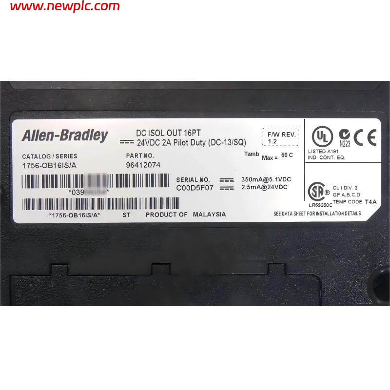 Allen Bradley 1756-OB16IS Digital DC output module with individual isolation and scheduled outputs