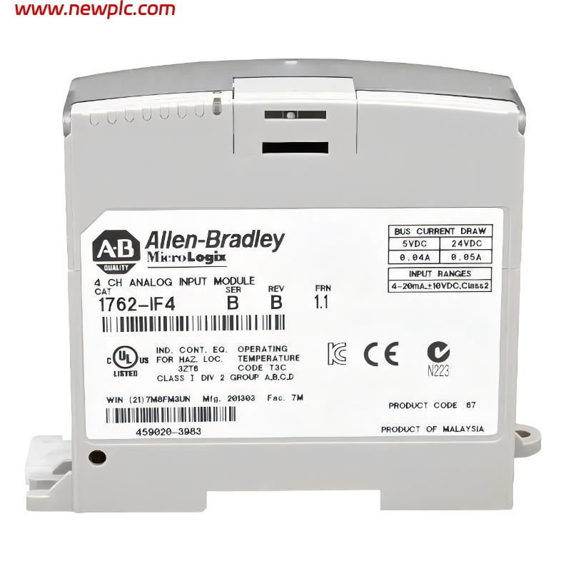 Allen Bradley 1762-IF4 Analog Input Module Allen Bradley 1762-IF4 Analog Input Module