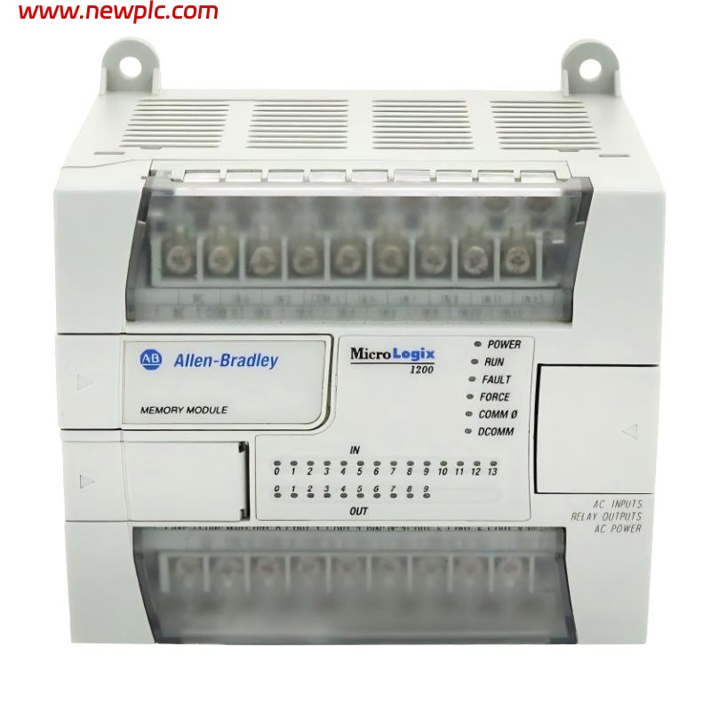 Allen Bradley 1762-L24AWA MicroLogix 1200 integrated controller with power supply and I/O