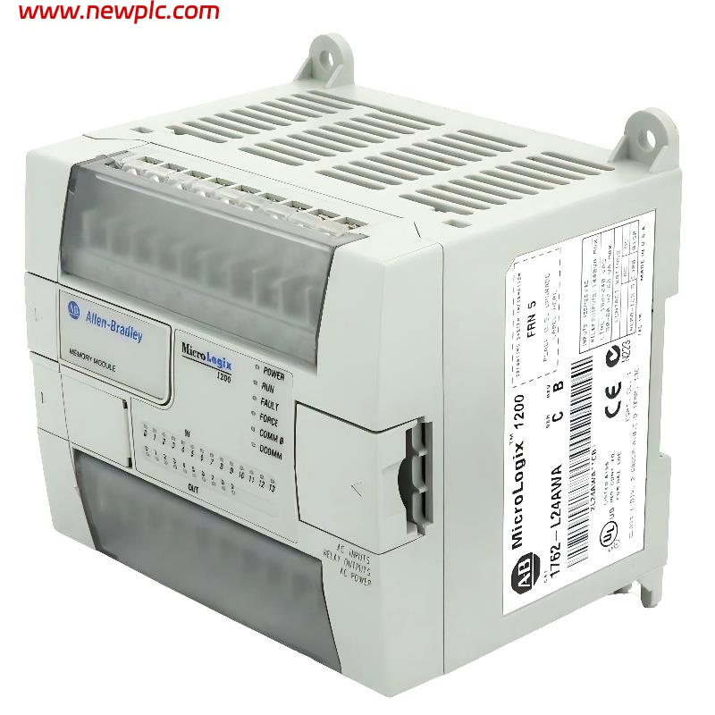 Allen Bradley 1762-L24AWA MicroLogix 1200 integrated controller with power supply and I/O