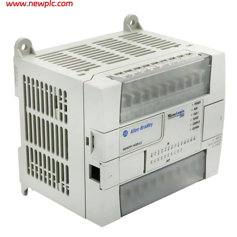 Allen Bradley 1762-L24AWA MicroLogix 1200 integrated controller with power supply and I/O