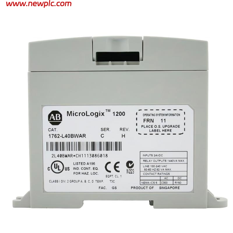 Allen Bradley 1762-L40BWAR MicroLogix 1200 fixed I/O programmable controller