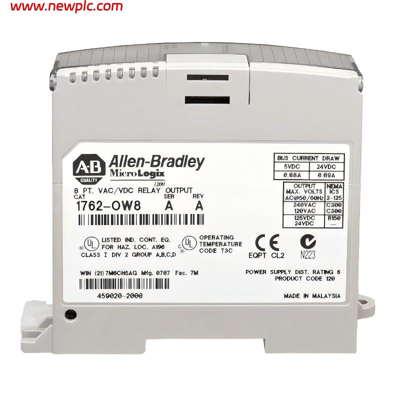 Allen Bradley 1762-OW8 Digital relay output expansion module