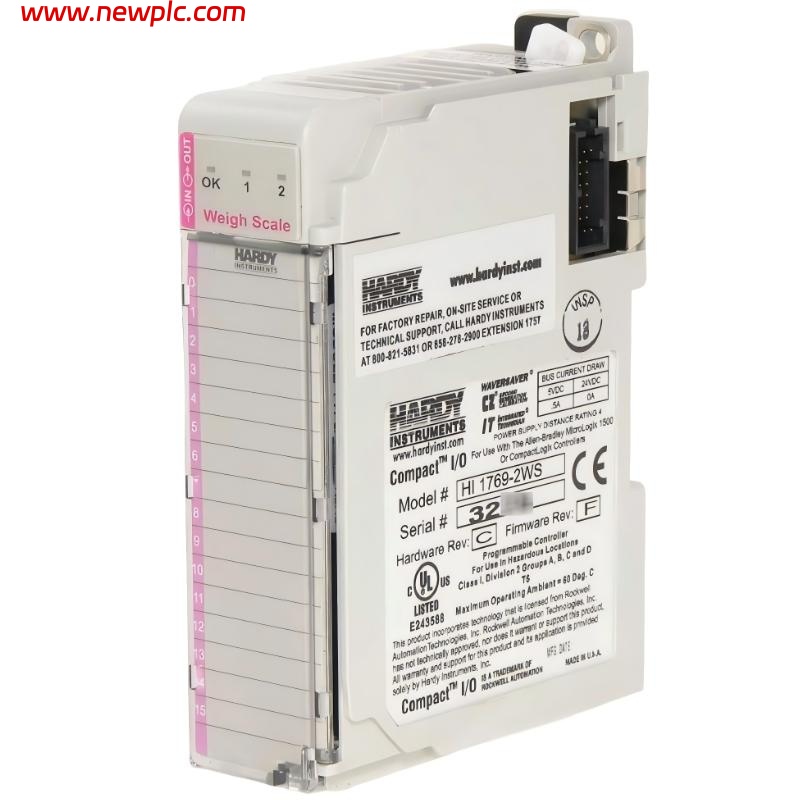 Allen Bradley 1769-2WS CompactLogix / MicroLogix weigh scale I/O module