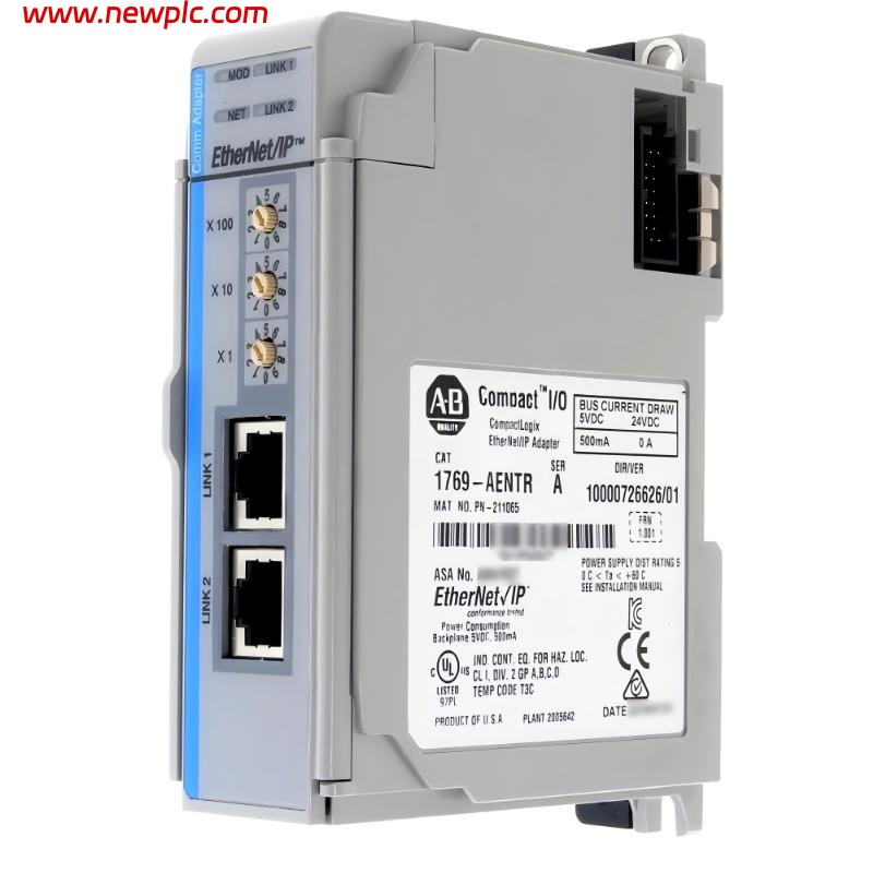 Allen Bradley 1769-AENTR Ethernet/IP adapter for Compact I/O systems
