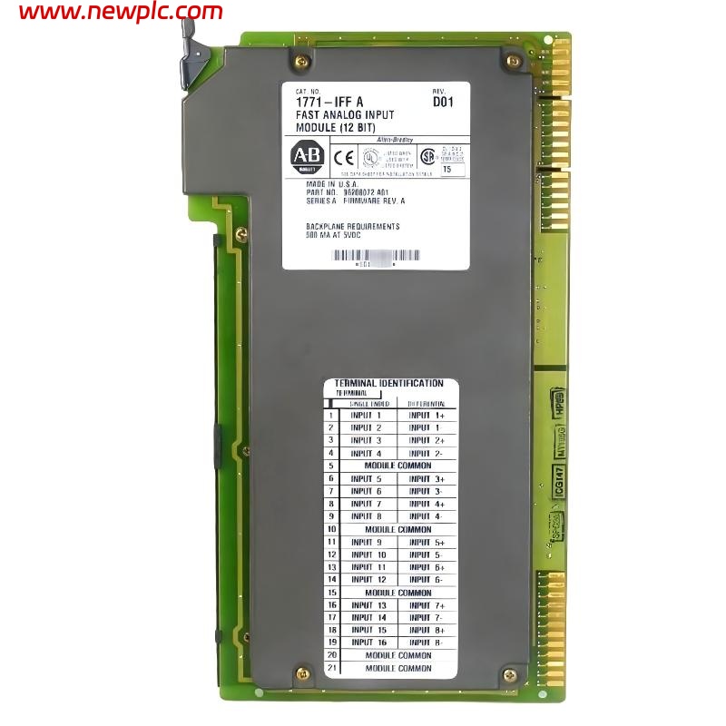 Allen Bradley 1771-IFF PLC Analog Input Module