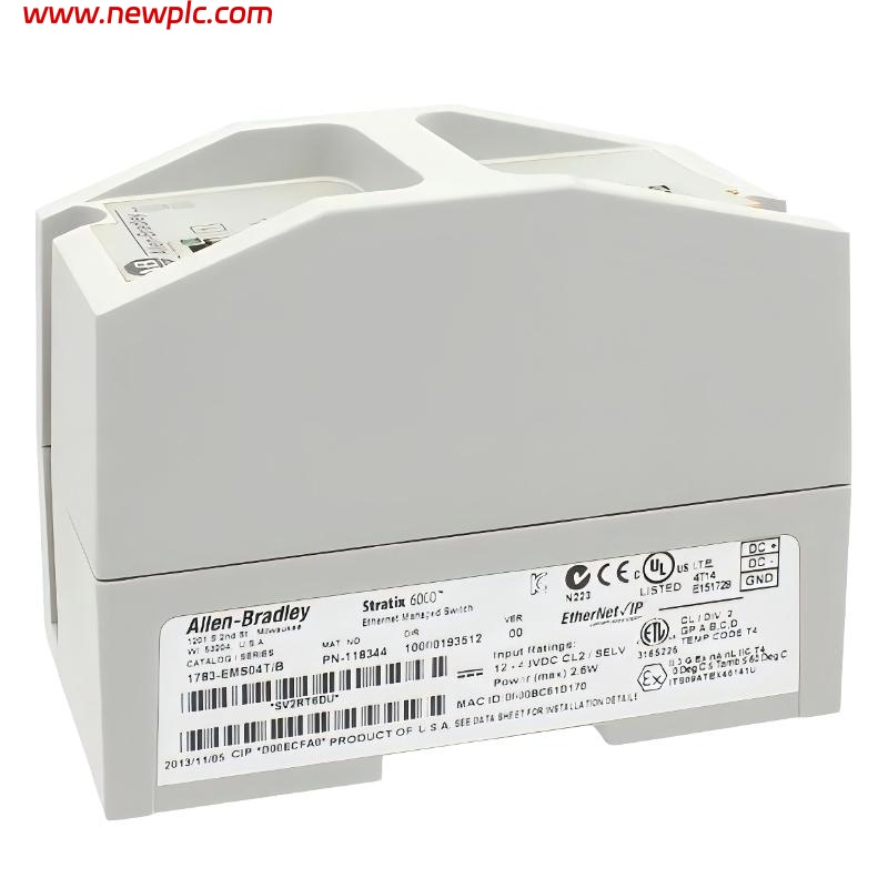 Allen-Bradley 1783-EMS04T Industrial Managed Ethernet Switch