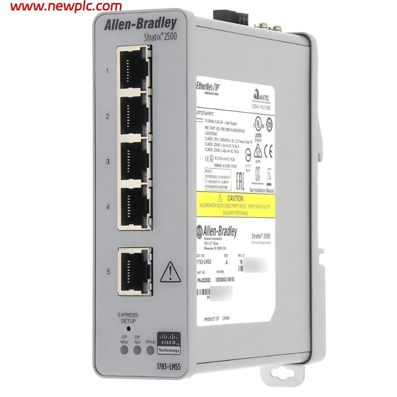 Allen-Bradley 1783-LMS5 Industrial Lightly Managed Ethernet Switch