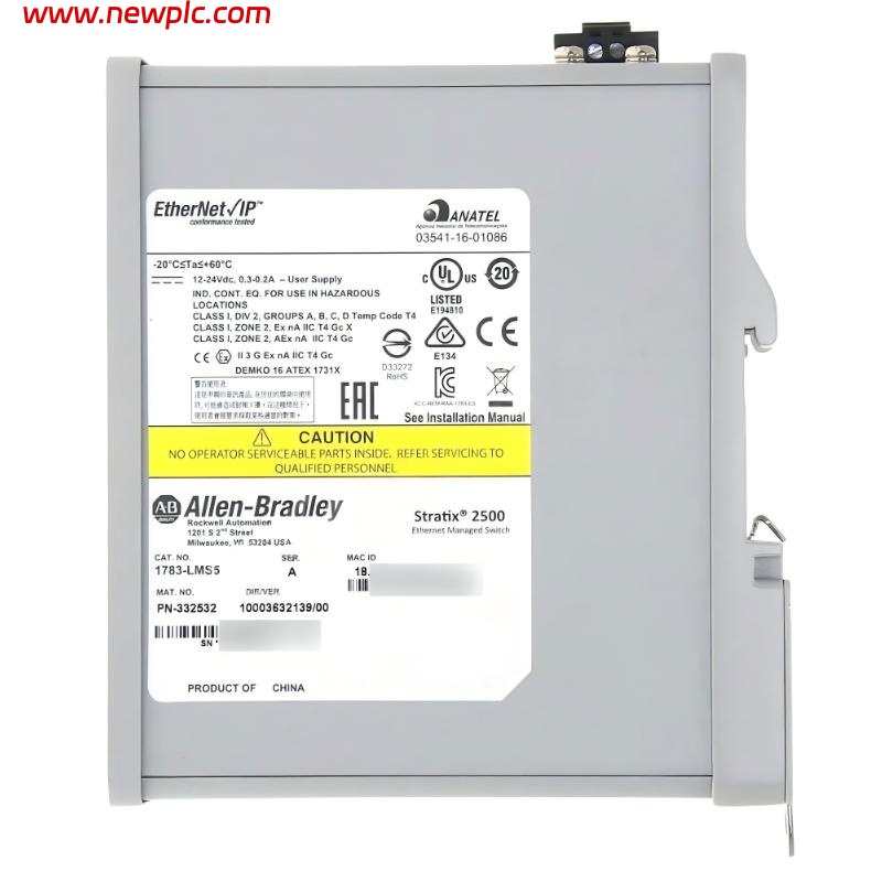 Allen-Bradley 1783-LMS5 Industrial Lightly Managed Ethernet Switch