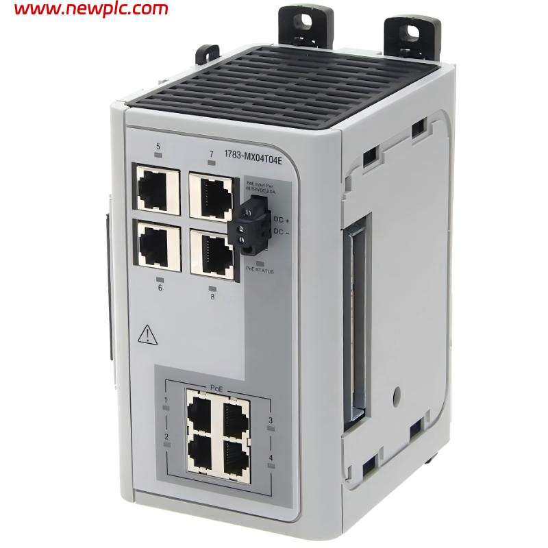 Allen-Bradley 1783-MX04T04E Industrial Ethernet Switch Expansion Module