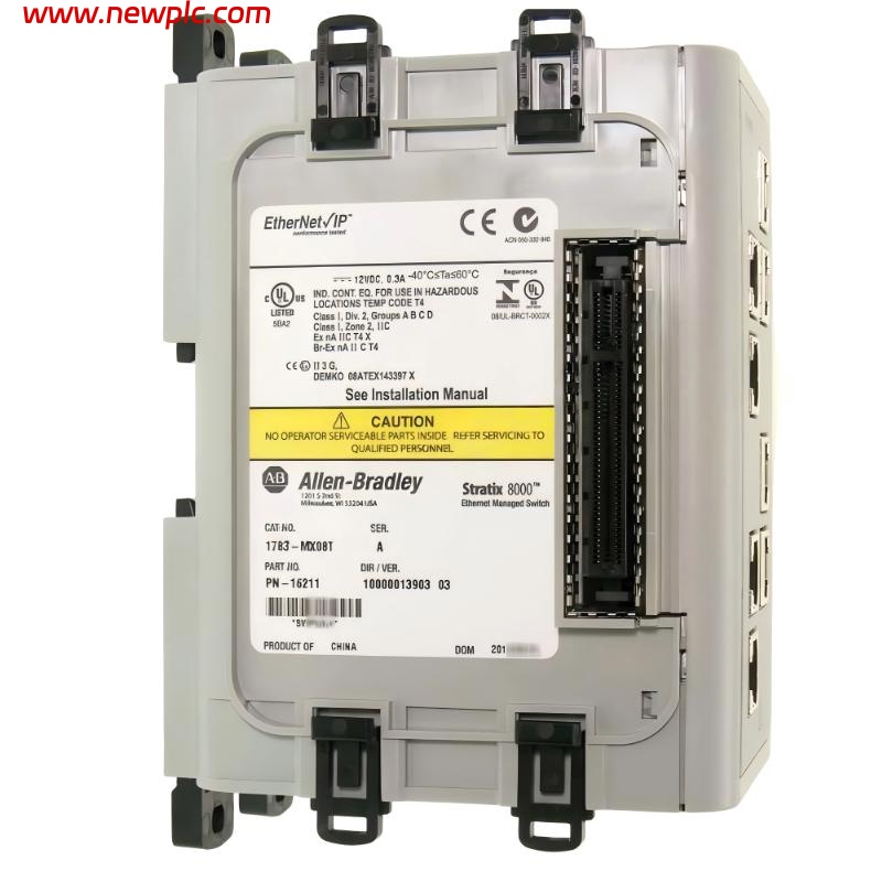 Allen-Bradley 1783-MX08T Industrial Ethernet Switch Expansion Module