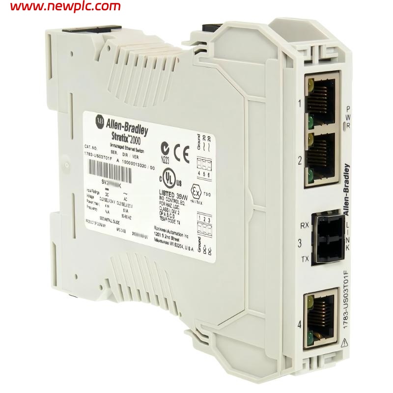 Allen-Bradley 1783-US03T01F Industrial Unmanaged Ethernet Switch