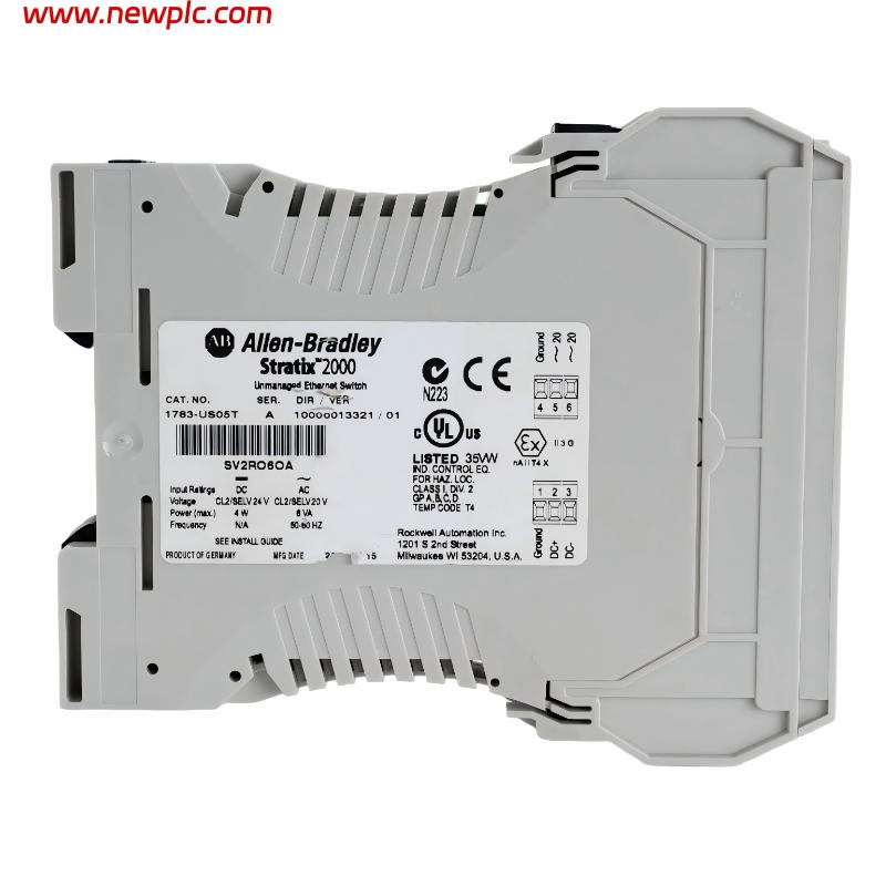 Allen-Bradley 1783-US05T Industrial Unmanaged Ethernet Switch