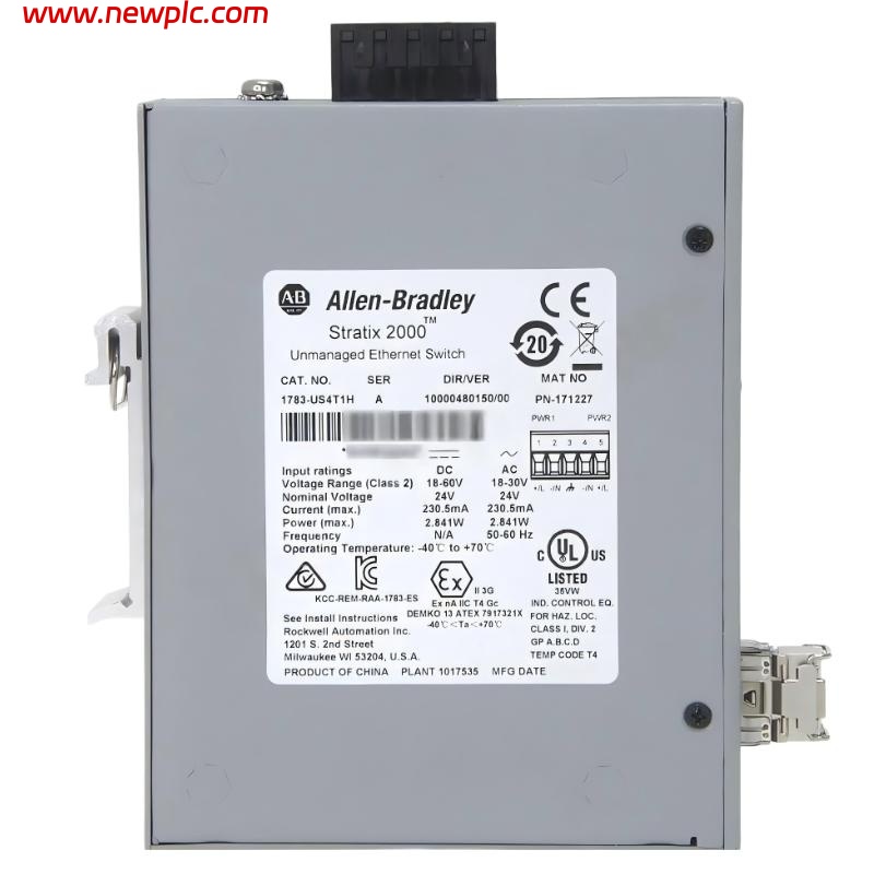 Allen-Bradley 1783-US4T1H Industrial Unmanaged Ethernet Switch