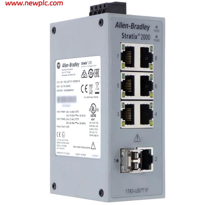 Allen-Bradley 1783-US7T1F Industrial Unmanaged Ethernet Switch