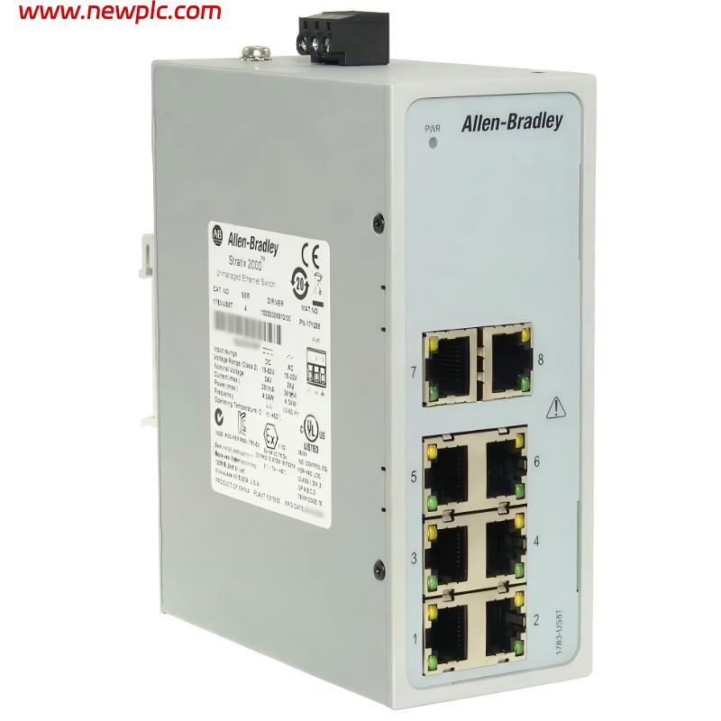 Allen-Bradley 1783-US8T Industrial Unmanaged Ethernet Switch
