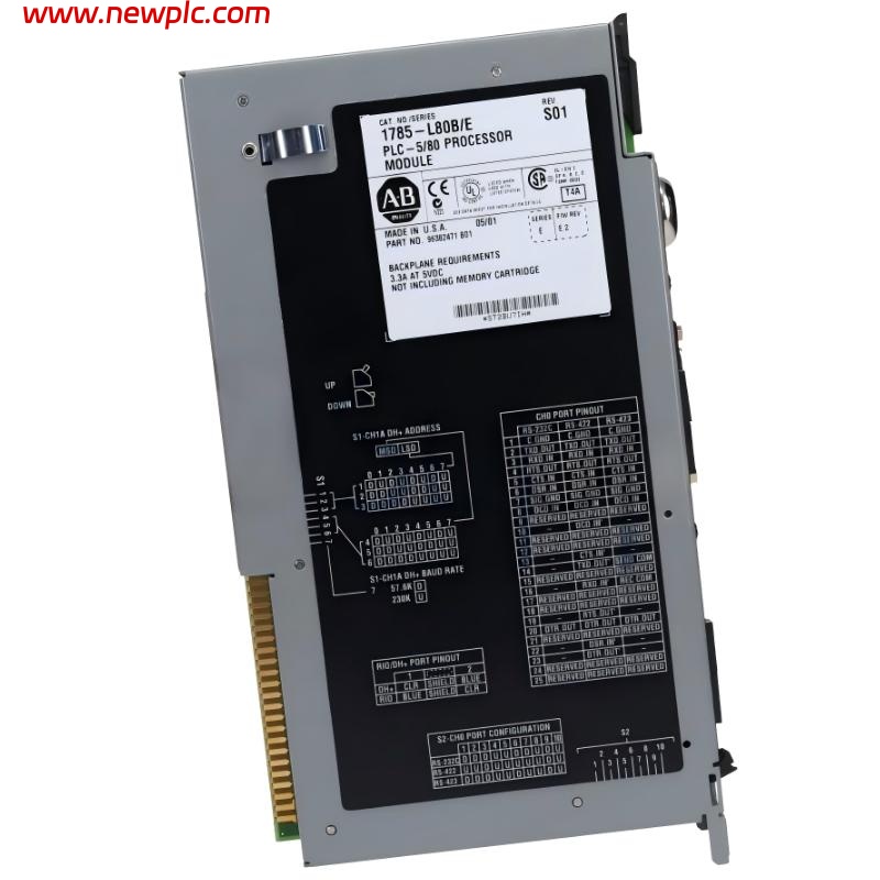 Allen-Bradley 1785-L80B PLC-5/80 Processor Module