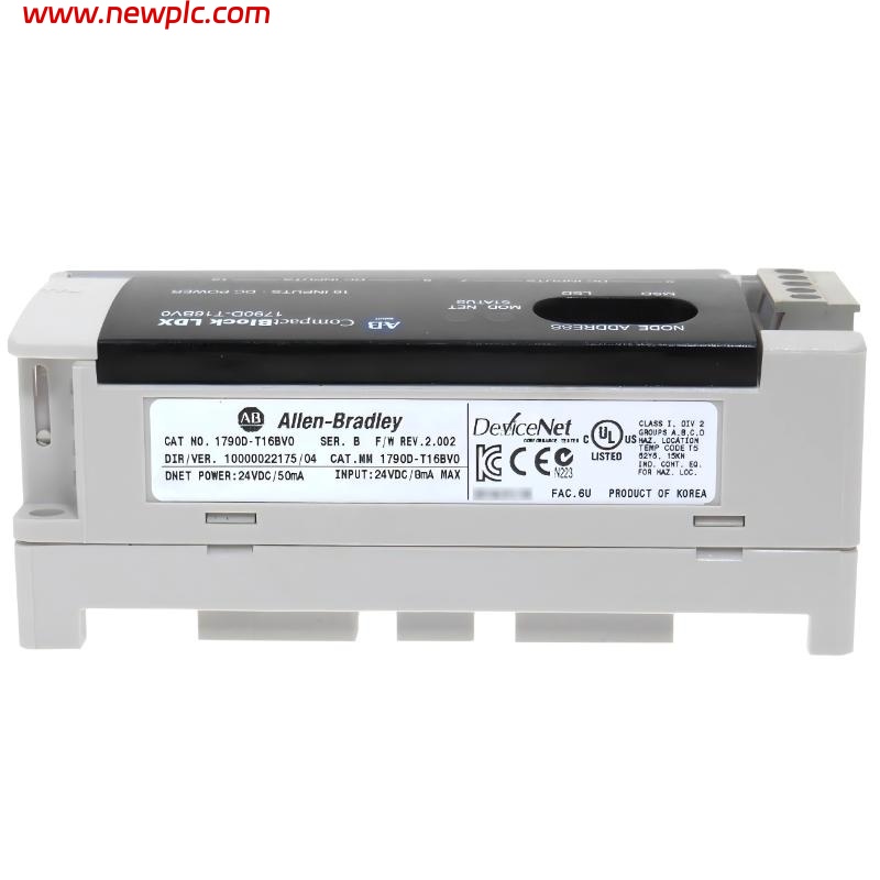 Allen Bradley 1790D-T16BV0 DeviceNet Distributed I/O Digital Input Base Block