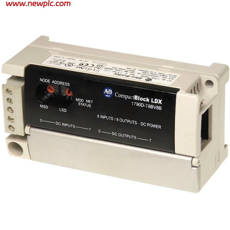 Allen-Bradley 1790D-T8BV8B DeviceNet Distributed I/O Base Block