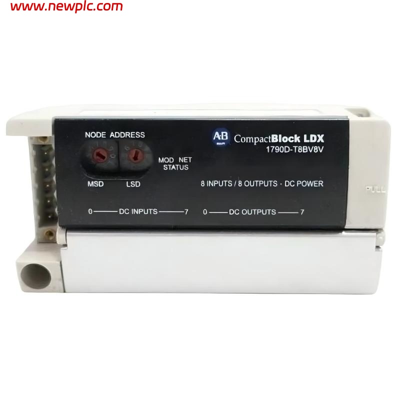 Allen-Bradley 1790D-T8BV8V DeviceNet Distributed I/O Base Block