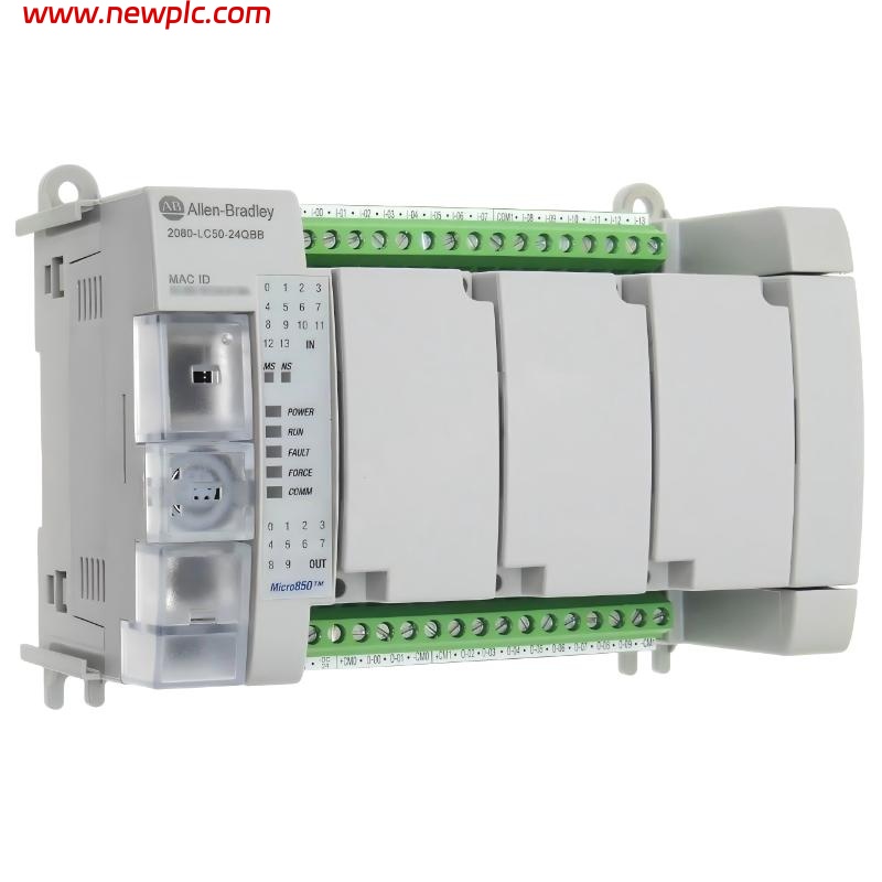 Allen-Bradley 2080-LC50-24QBB Micro850 Programmable Logic Controller (PLC)