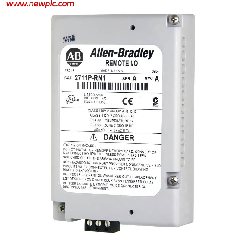 Allen Bradley 2711P-RN1 Remote I/O (RIO) Communication Module