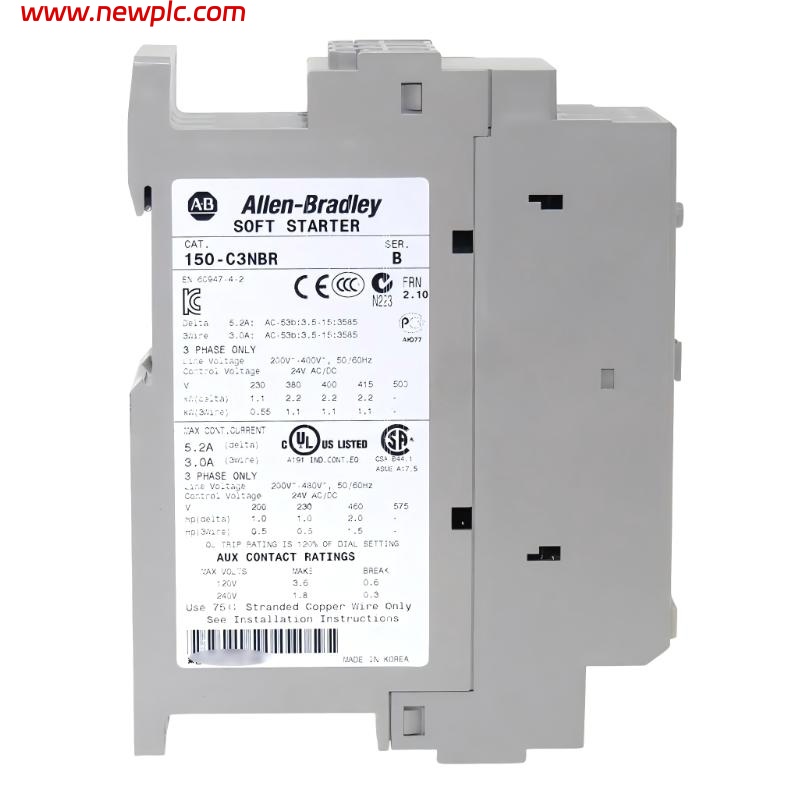 Allen Bradley 150-C3NBR Smart Motor Controller / Soft Starter