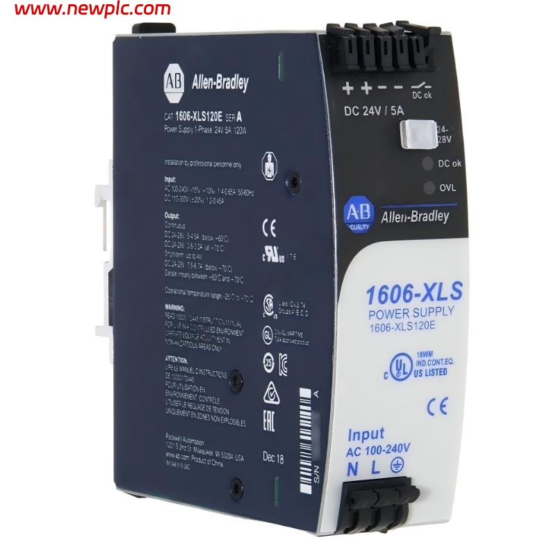 Allen-Bradley 1606-XLS120E/A Performance Switching Power Supply