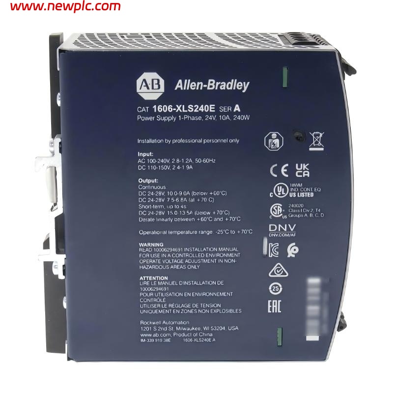 Allen-Bradley 1606-XLS240E/A Performance Switching Power Supply