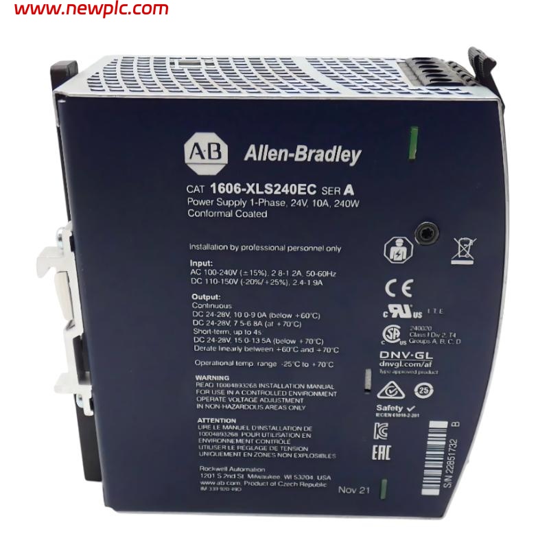 Allen-Bradley 1606-XLS240EC/A Performance Switching Power Supply