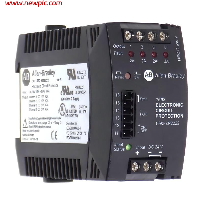 Allen Bradley 1692-ZR2222 Electronic Circuit Protection Module
