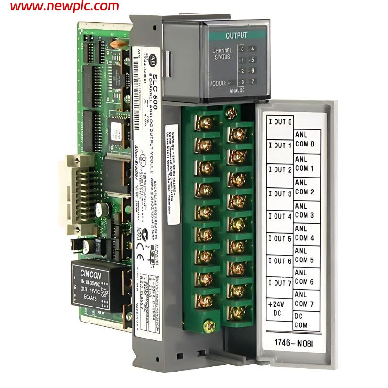 Allen Bradley 1746-NO8I Analog Current Output Module Allen Bradley 1746-NO8I Analog Current Output Module