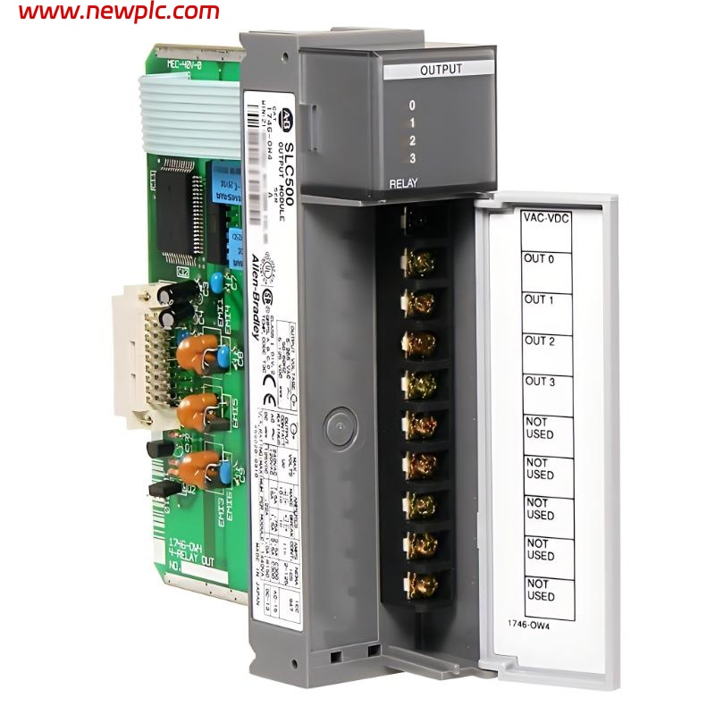 Allen Bradley 1746-OW4 Digital Relay Output Module Allen Bradley 1746-OW4 Digital Relay Output Module