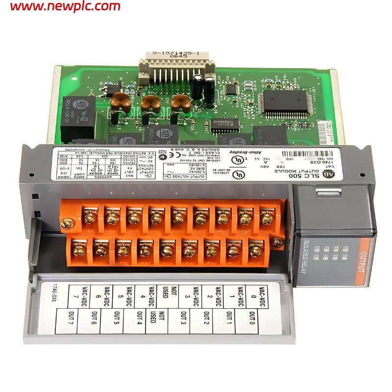Allen Bradley 1746-OX8/A Relay Output Module Allen Bradley 1746-OX8/A Relay Output Module